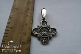 Хрест з чорнінням. Казанська ікона Божої Матері, фото