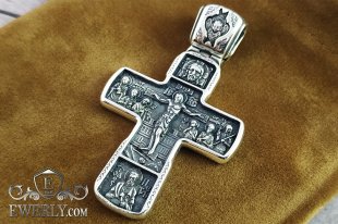 Хрест з чорнінням. Розп'яття Христове з майбутніми, фото
